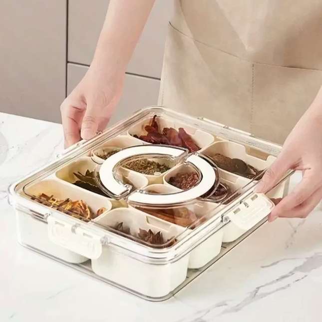 SnackBoxer Snack Box with 8 Dividers